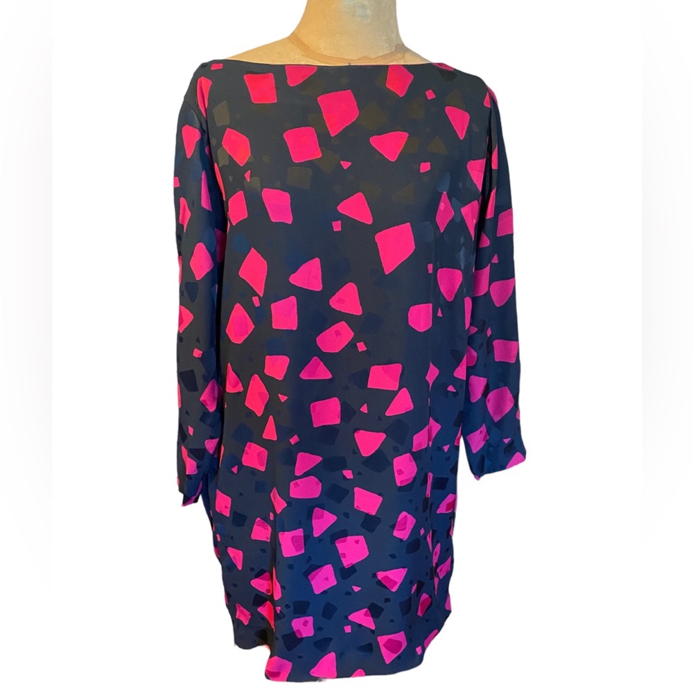 Marc Jacobs Fuchsia Multi Print Dress
